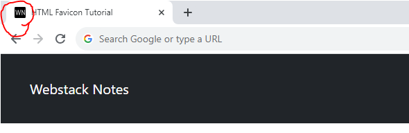 Favicon in HTML5